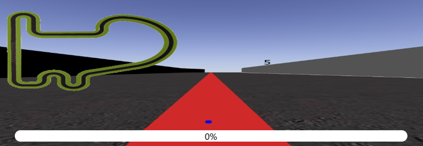(In blue) centroid calculated on the total of the image.